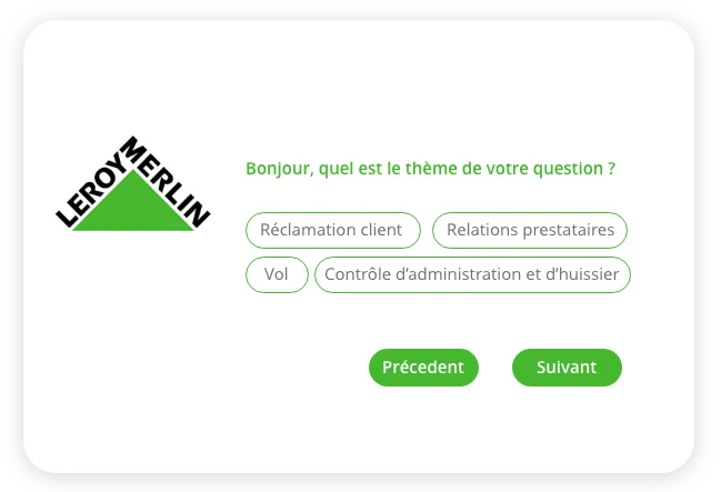 Legal bot utilisé pour les besoins des opérationnels terrains.