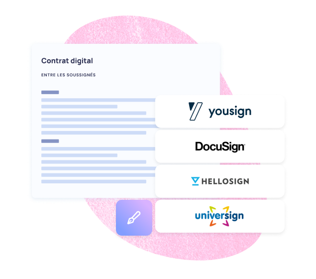 Use the electronic signature solution of your choice