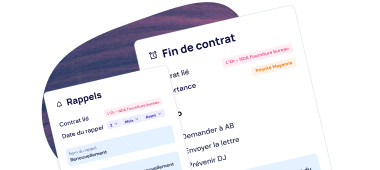 Seguimiento de los plazos contractuales - Software de gestión de contratos